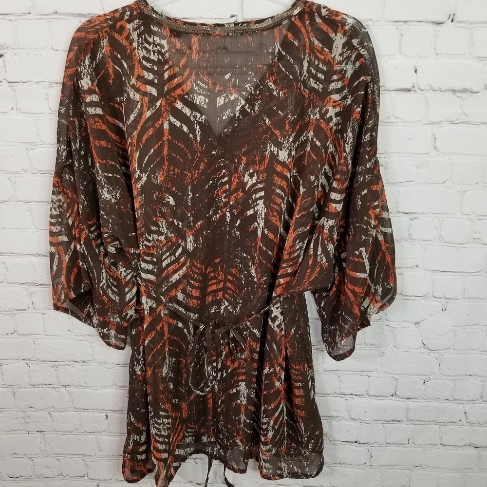 Woman by Tchibo sheer Plus size blouse size 1x - Picture 4 of 6